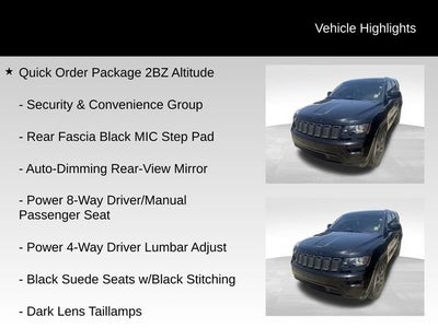 2020 Jeep Grand Cherokee Altitude 4x2