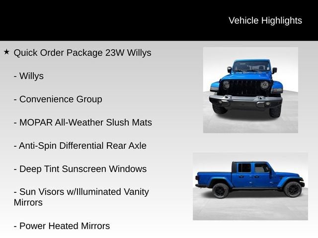 2022 Jeep Gladiator Willys 4x4