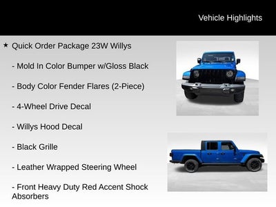 2022 Jeep Gladiator Willys 4x4