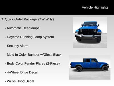 2022 Jeep Gladiator Willys 4x4