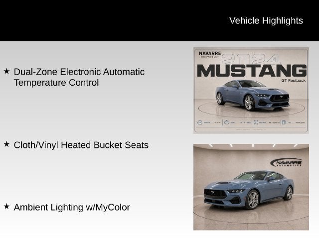2024 Ford Mustang GT Fastback