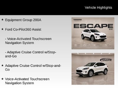 2020 Ford Escape SE