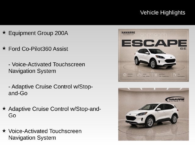 2020 Ford Escape SE