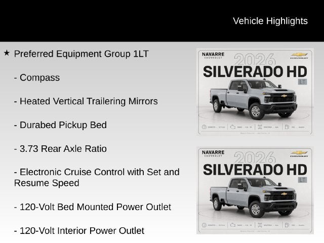 2026 Chevrolet Silverado 2500 HD LT