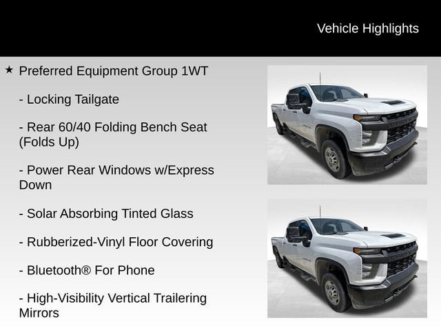 2020 Chevrolet Silverado 2500 HD Work Truck