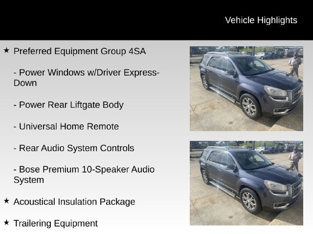 2013 GMC Acadia SLT