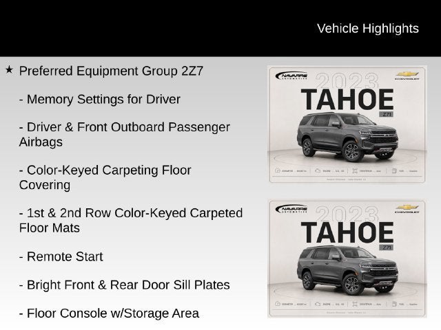 2023 Chevrolet Tahoe Z71