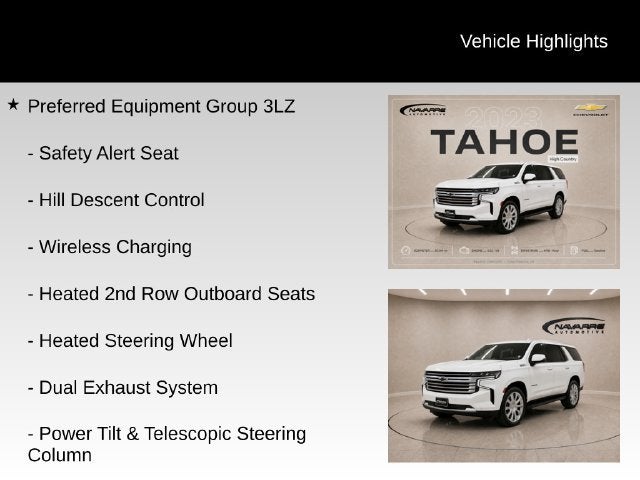 2023 Chevrolet Tahoe High Country