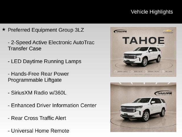 2023 Chevrolet Tahoe High Country