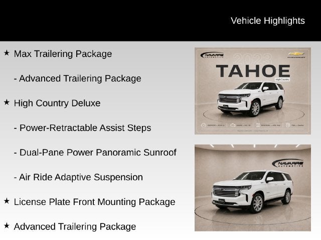 2023 Chevrolet Tahoe High Country