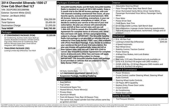 2014 Chevrolet Silverado 1500 LT