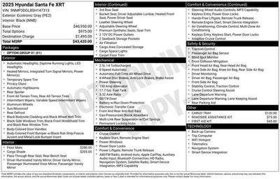 2025 Hyundai Santa Fe XRT