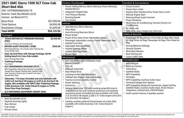 2021 GMC Sierra 1500 SLT