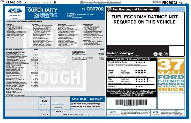 2015 Ford Super Duty F-250 SRW Lariat