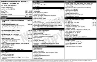 2025 Chevrolet Silverado 3500 HD LT DRW