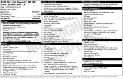 2020 Chevrolet Silverado 1500 LTZ