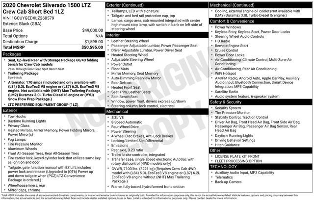 2020 Chevrolet Silverado 1500 LTZ