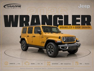 2026 Jeep Wrangler WRANGLER 4-DOOR SAHARA