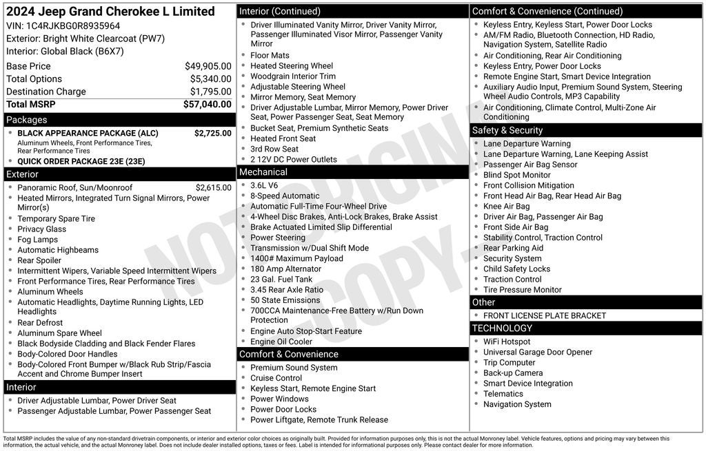 2024 Jeep Grand Cherokee L Limited