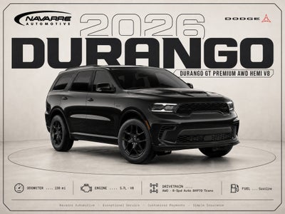2026 Dodge Durango DURANGO GT PREMIUM AWD HEMI V8