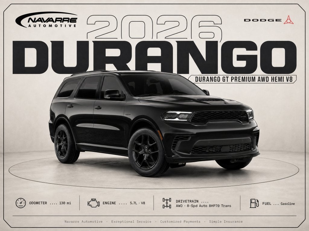 2026 Dodge Durango DURANGO GT PREMIUM AWD HEMI V8