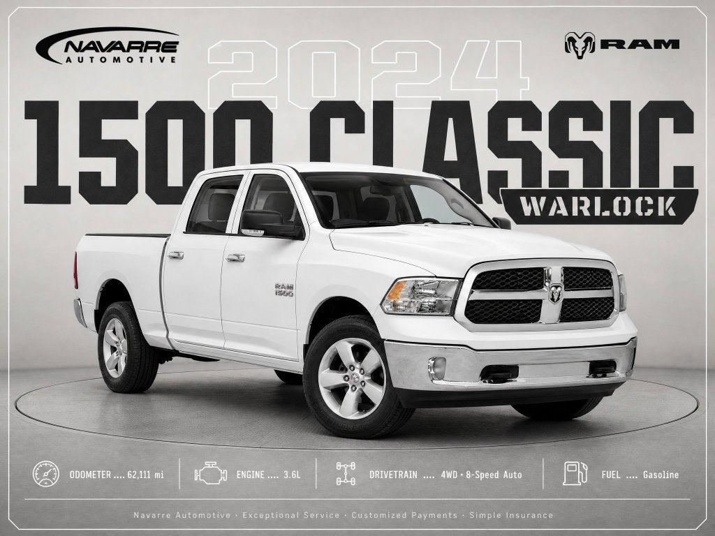 2024 RAM 1500 Classic Warlock Crew Cab 4x4 5'7' Box