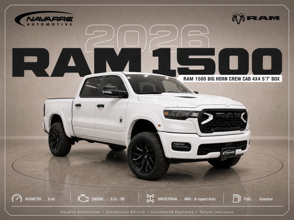 2026 RAM Ram 1500 RAM 1500 BIG HORN CREW CAB 4X4 5'7' BOX