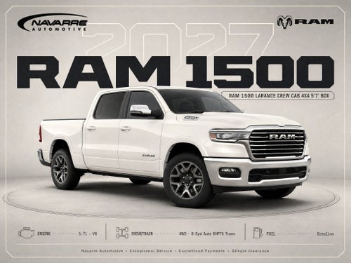 2027 RAM Ram 1500 RAM 1500 LARAMIE CREW CAB 4X4 5'7' BOX