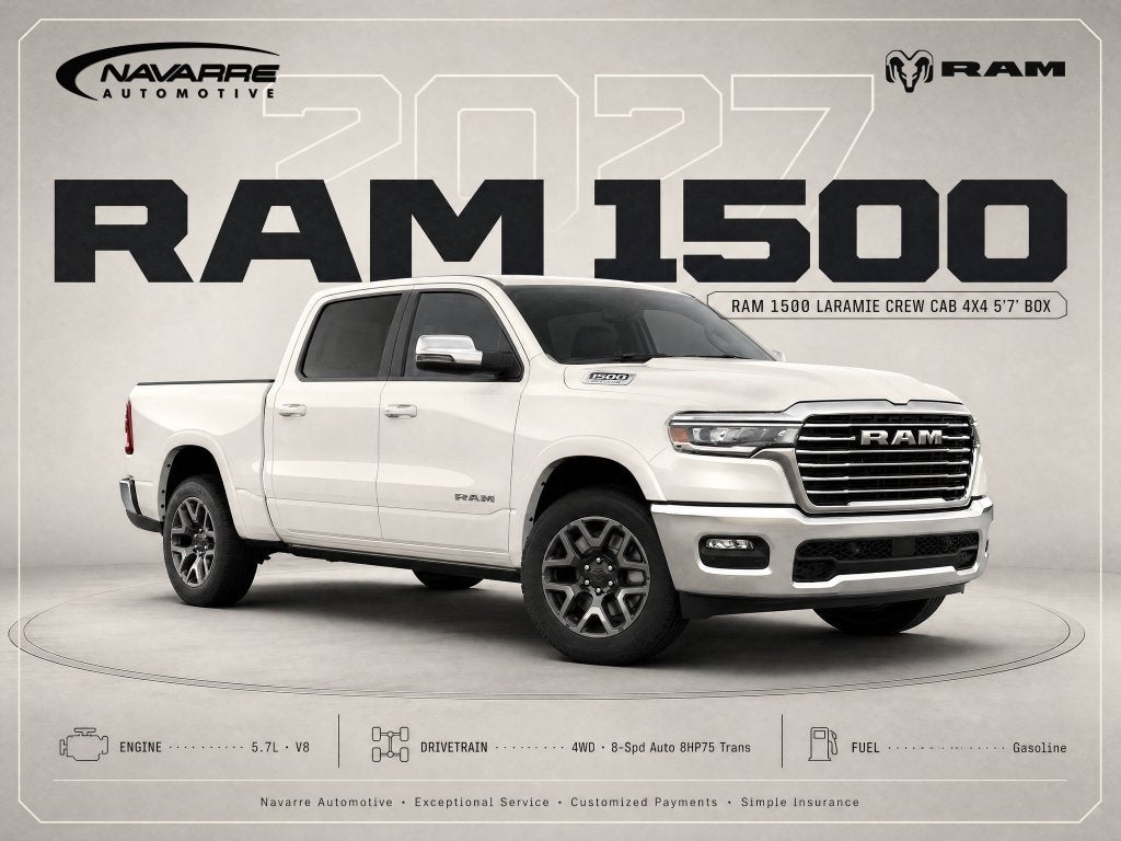 2027 RAM Ram 1500 RAM 1500 LARAMIE CREW CAB 4X4 5'7' BOX