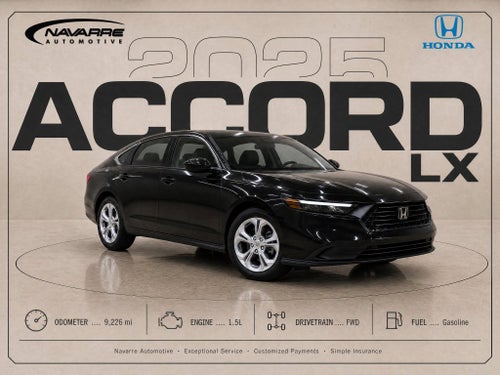 2025 Honda Accord Sedan LX