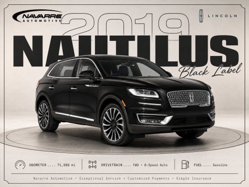 2019 Lincoln Nautilus Black Label