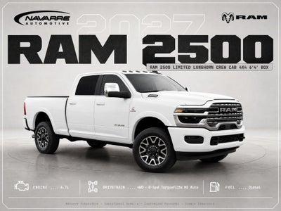 2027 RAM Ram 2500 RAM 2500 LIMITED LONGHORN CREW CAB 4X4 6'4' BOX