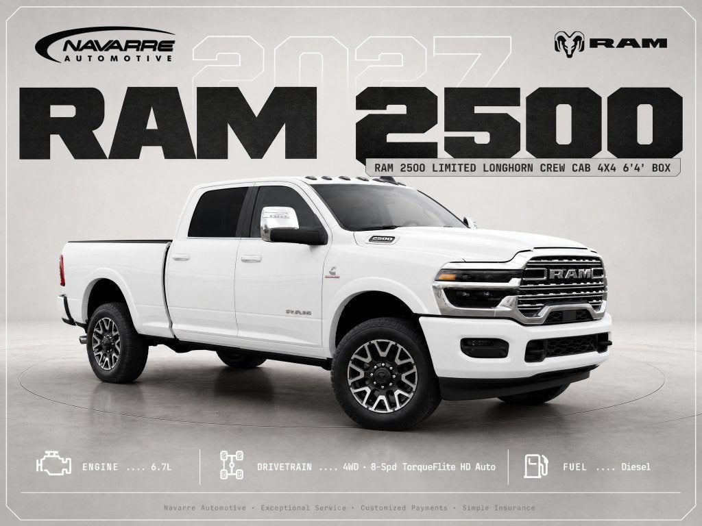 2027 RAM Ram 2500 RAM 2500 LIMITED LONGHORN CREW CAB 4X4 6'4' BOX