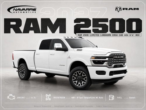 2027 RAM Ram 2500 RAM 2500 LIMITED LONGHORN CREW CAB 4X4 6'4' BOX