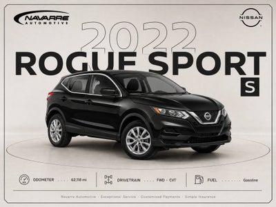2022 Nissan Rogue Sport S FWD Xtronic CVT