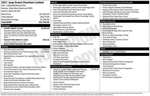 2021 Jeep Grand Cherokee Limited