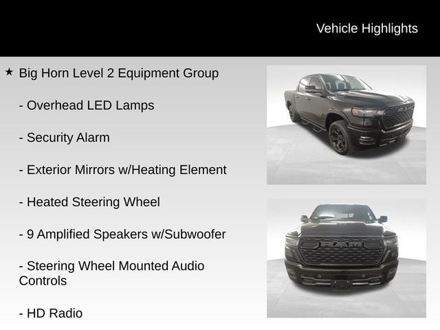 2025 RAM 1500 Big Horn/Lone Star