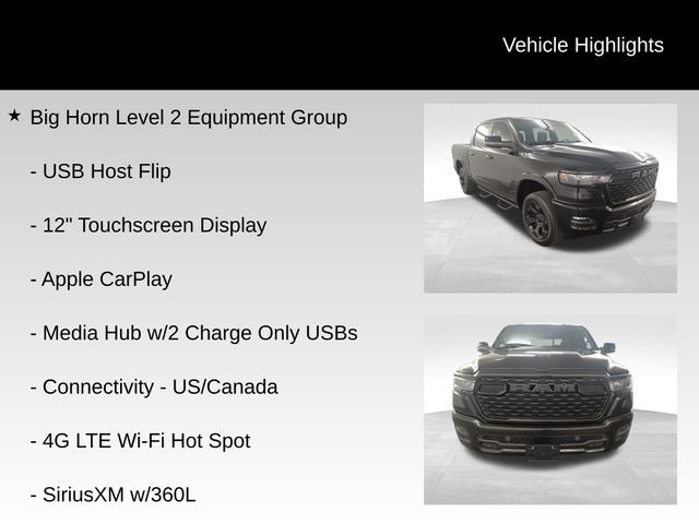 2025 RAM 1500 Big Horn/Lone Star
