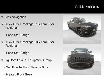 2025 RAM 1500 Big Horn/Lone Star