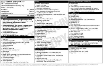 2020 Cadillac XT6 Sport