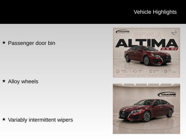 2024 Nissan Altima 2.5 SV