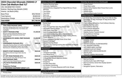 2025 Chevrolet Silverado 2500HD LT