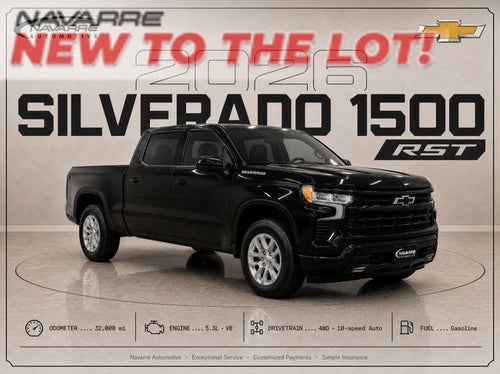 2026 Chevrolet Silverado 1500 RST
