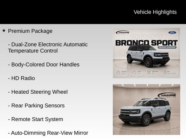 2022 Ford Bronco Sport Badlands