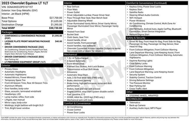 2023 Chevrolet Equinox LT
