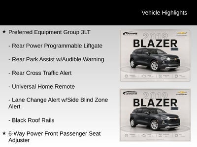 2019 Chevrolet Blazer Base 3LT