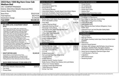 2023 RAM 1500 Big Horn/Lone Star