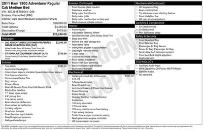 2011 RAM 1500 Base