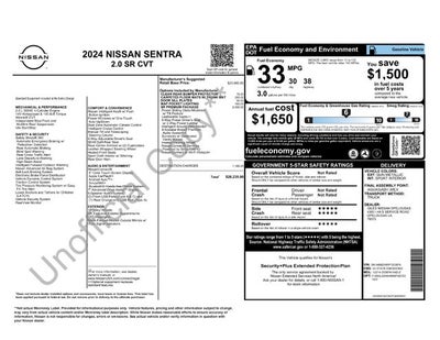 2024 Nissan Sentra SR