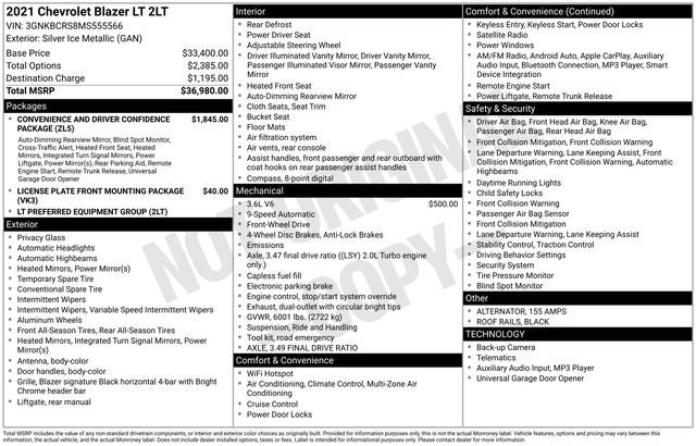 2021 Chevrolet Blazer LT